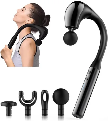 Massage Gun with Extended Handle - مسدس تدليك بمقبض ممت