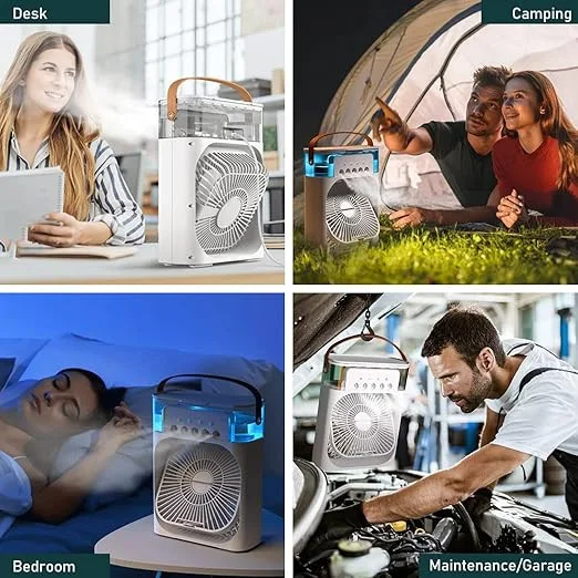 مكيف هواء محمول يعمل بالثلج و تعديل رطوبة الهواء