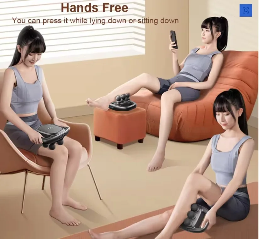 جهاز تدليك بستة رؤوس لتخفيف آلام العضلات العميقة