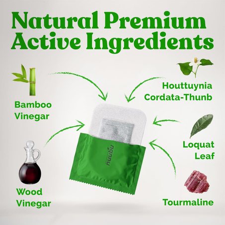 لاصقة تنظيف القدم العميق