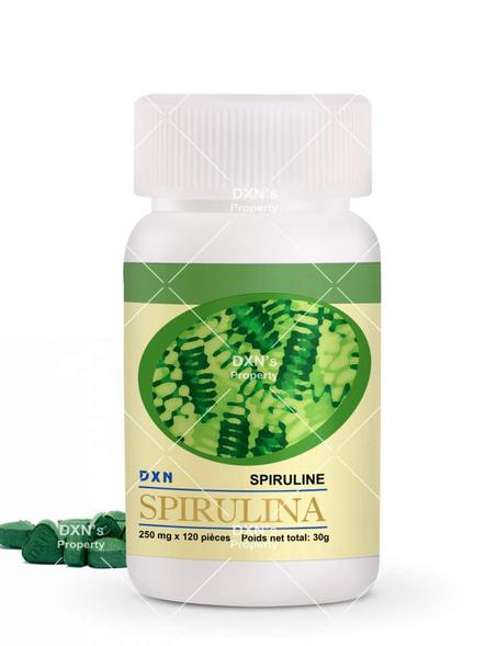 Algues asperlines طحالب الاسبايرولينا 120 حبة