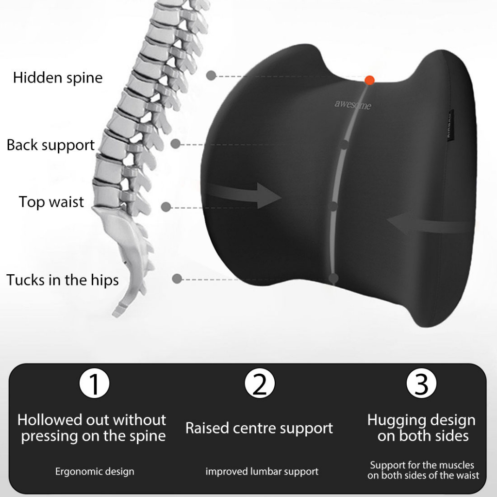 Neck Pillow For Car Seat-وسادة الرقبة والظهر لكرسي السيارة