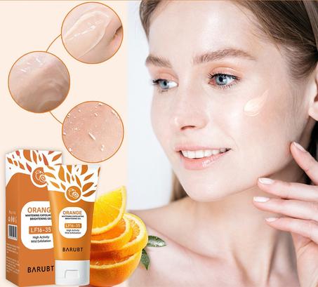 جل إنزيمات البرتقال للتقشير اللطيف وتفتيح البشرة