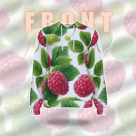 Berry Fresh Hoodie 🍓🍃 Cozy & Stylish