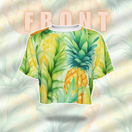 🍍 Tropical Vibes Crop Top 🌴✨
