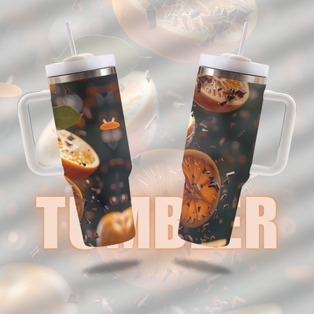 🍊 Citrus Splash Tumbler 🍫