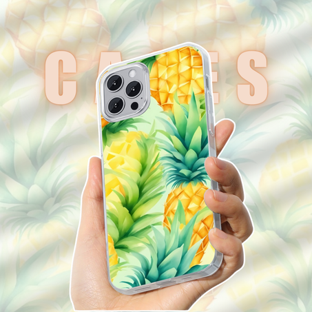 🍍 Tropical Pineapple Phone Case 📱✨