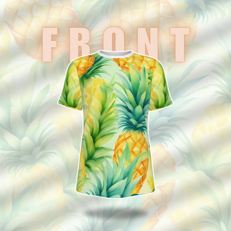 Tropical Pineapple Paradise Tee 🍍🌴