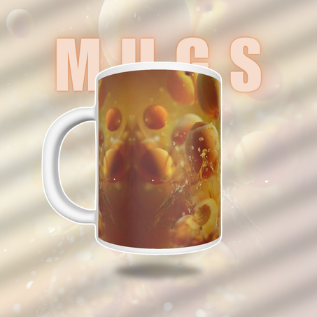 🍑 Peach Splash Coffee Mug ☕💦