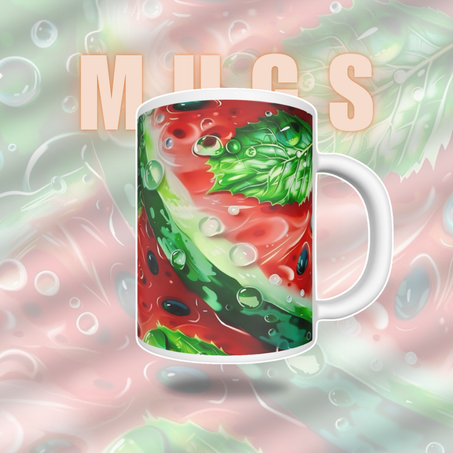 🍉 Watermelon Splash Coffee Mug ☕