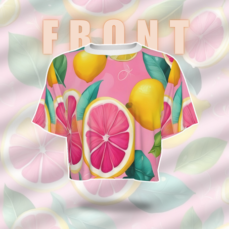🍋 Citrus Bliss Crop Top 🍊💖