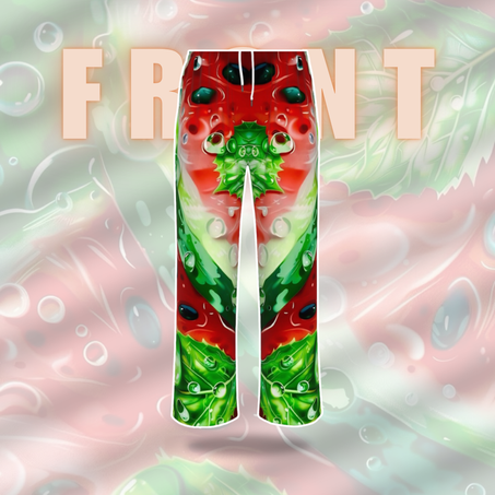 Watermelon Burst Jogger Pants 🍉🔥