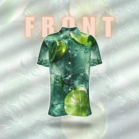 🍃 Lime Splash Button-Up Shirt 🍋