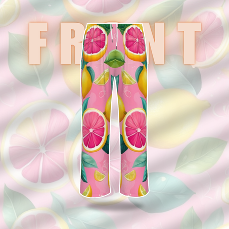 Vibrant Citrus Lounge Pants 🍋💖