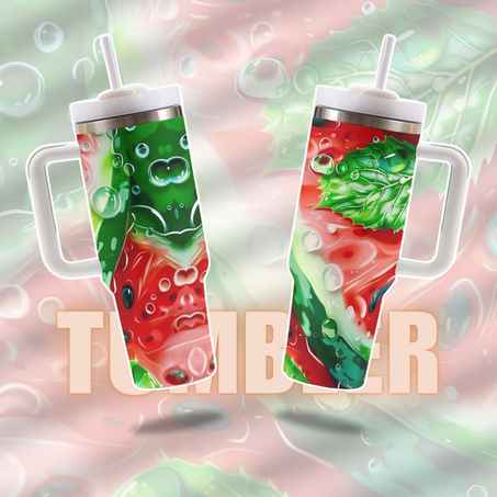 🍉 Juicy Watermelon Tumbler Cup 💦