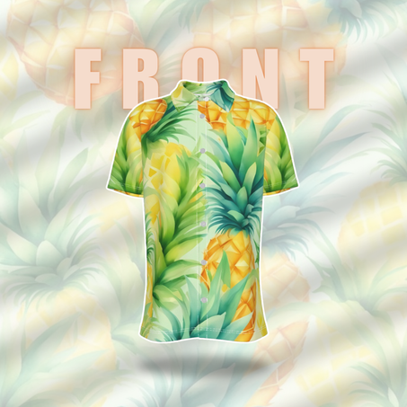 Tropical Pineapple Party Shirt 🍍🌴