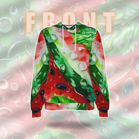 Refreshing Watermelon Drip Hoodie 🍉💦