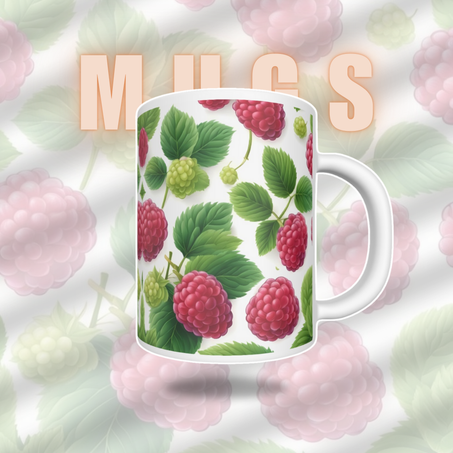 🍓 Raspberry Delight Coffee Mug ☕🌿