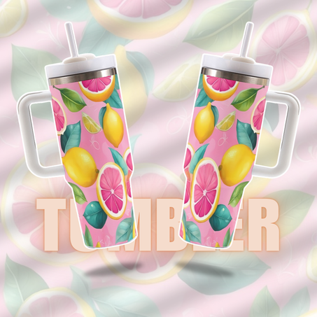 🍋 Fresh Citrus Tumbler 🍊🥤