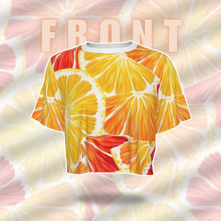 🍊 Citrus Burst Crop Top 🍊