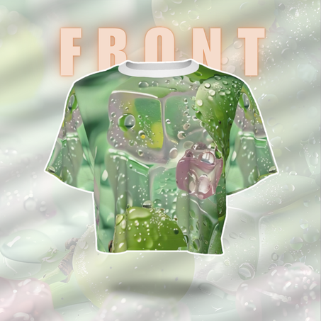 🍇 Grape Splash Crop Top 💜✨