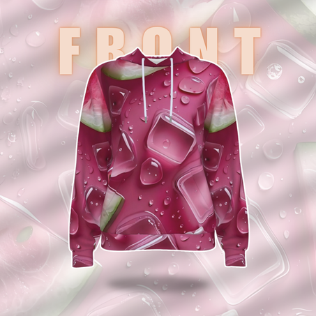 🍉 Watermelon Ice Cozy Hoodie ❄️