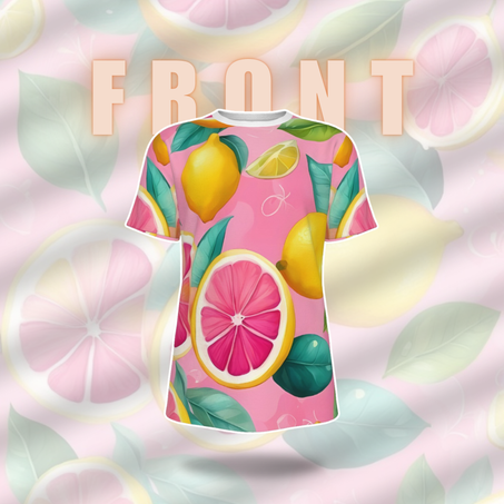 Zesty Citrus T-Shirt 🍋💖 Fresh & Fun