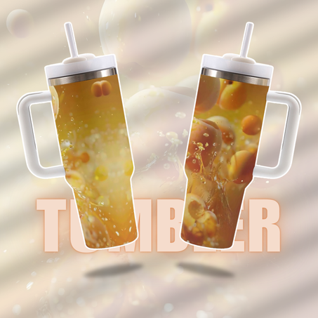 🍑 Juicy Peach Splash Tumbler 💦