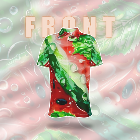 Juicy Watermelon Hawaiian Shirt 🍉🌿