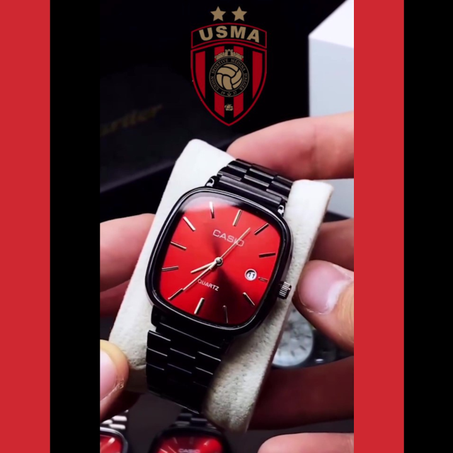 CASIO USMA QUARTZ WATCH 🔴⚫