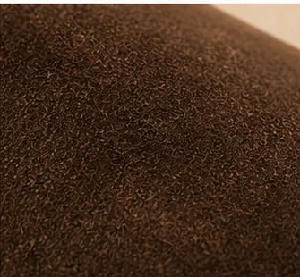 Double Boucle  Daim Marron