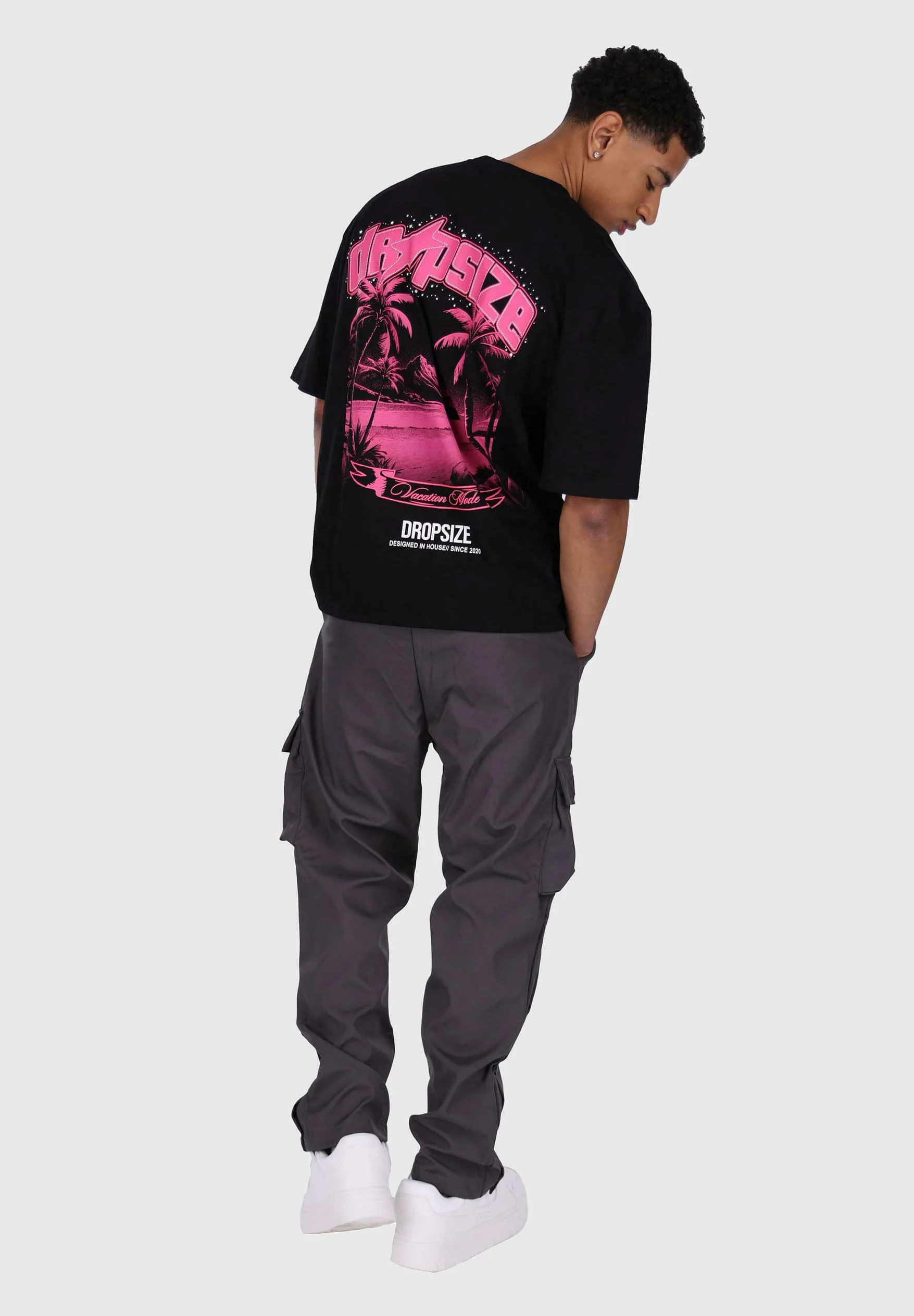 Dropsize Tropical Graphic Oversize Tee