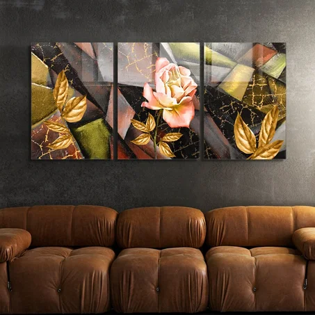 Tableau floral artisanal