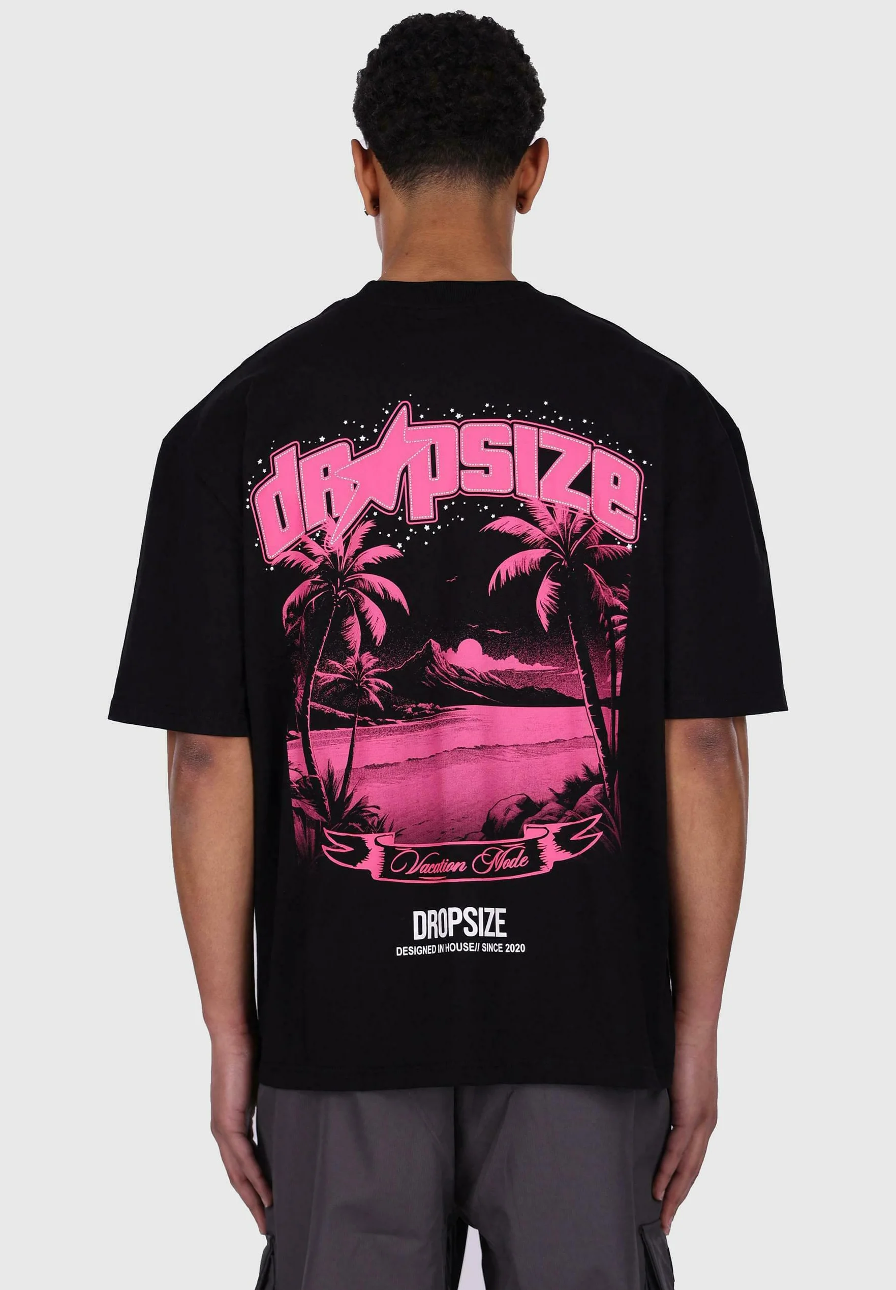 Dropsize Tropical Graphic Oversize Tee