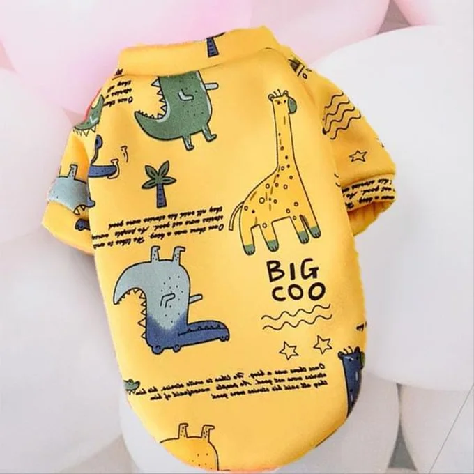 Carino Stampa Cane di Piccola taglia Felpa con cappuccio Cappotto di  Inverno Caldo Pet Abbigliamento per Chihuahua, Shih Tzu Felpa Cucciolo di  Gatto Pullover Cani, Animali domestici, Abbiglia