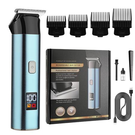 Remover Portable Blue Men Hair Trimmer