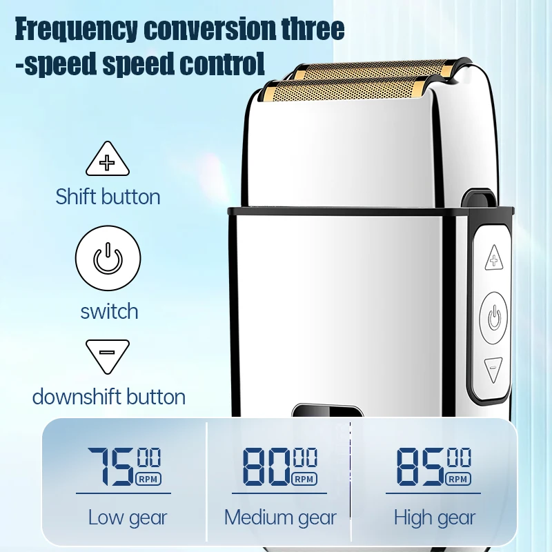 Shave Like a King – Gold Rechargeable Electric Razor for Men