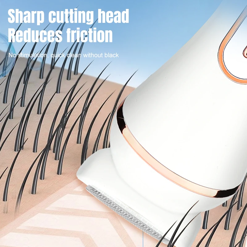 Electric Epilator 4 in 1 Face Ear Nose and Eyebrow Trimmer Female