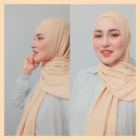 Hijab Modèle Simple 𝑷ê𝒄𝒉𝒆
