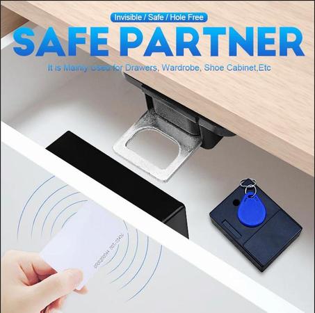 Sensor Smart Lock - قفل الامان الذكي  ( بيعمل ب USB او 2 بطارية AA )