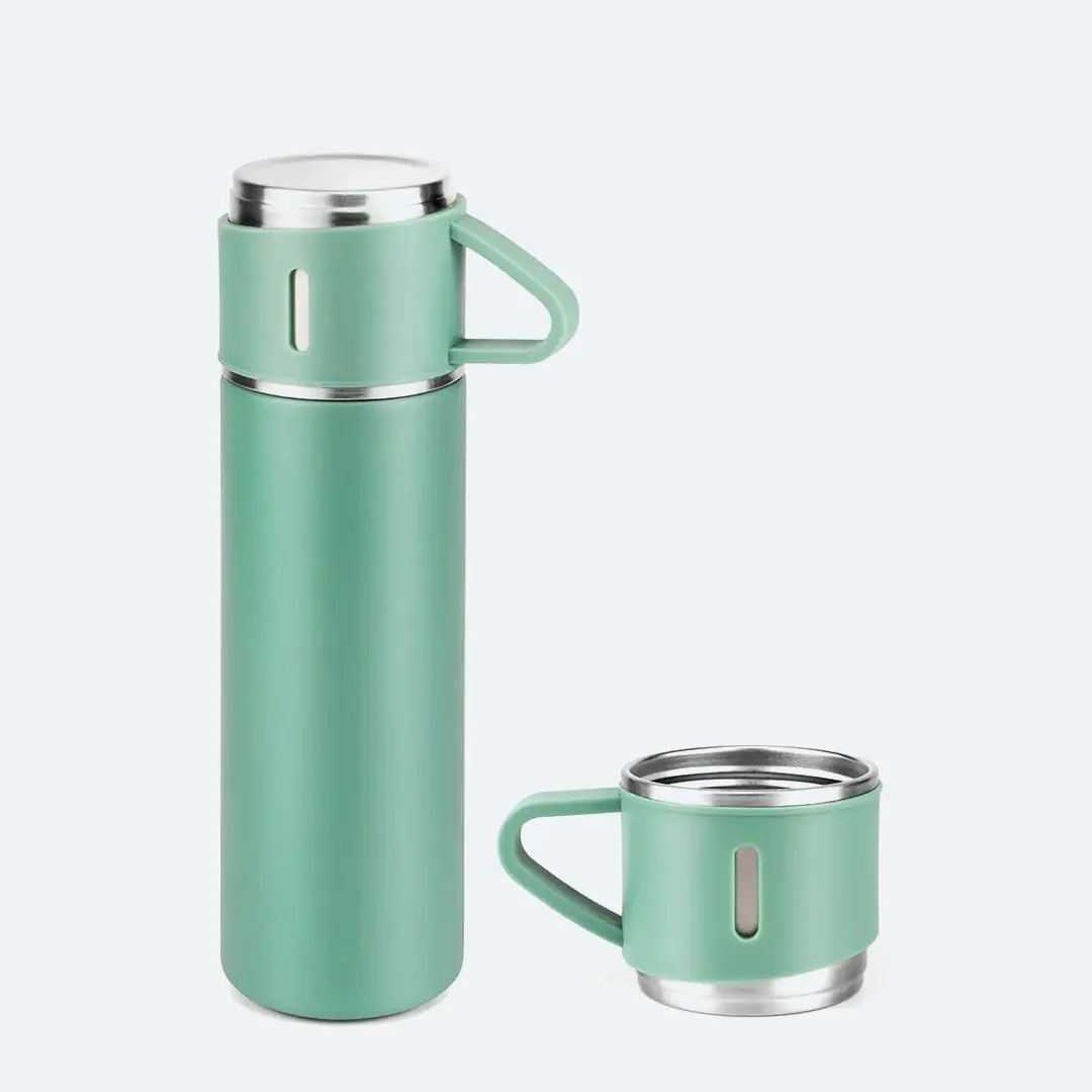 كوب قهوة حراري للسفر – ستانلس ستيل مزدوج العزل بغطاء محكم