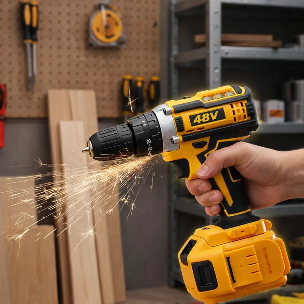 طقم المثقاب الاحترافي 48 فولت