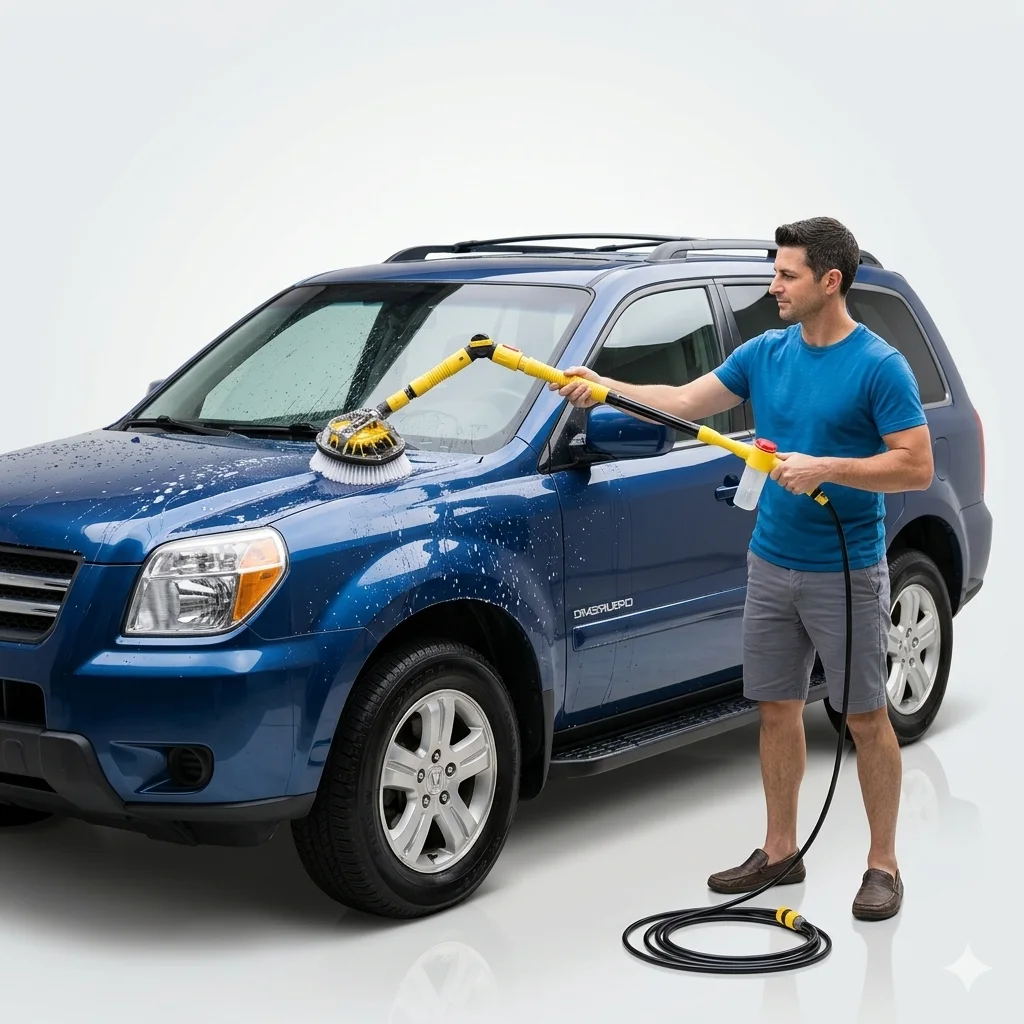 فرشاة  غسيل السيارات الذكية 360