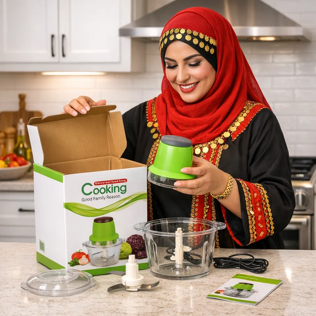 مفرمة خضروات 4 شفرات