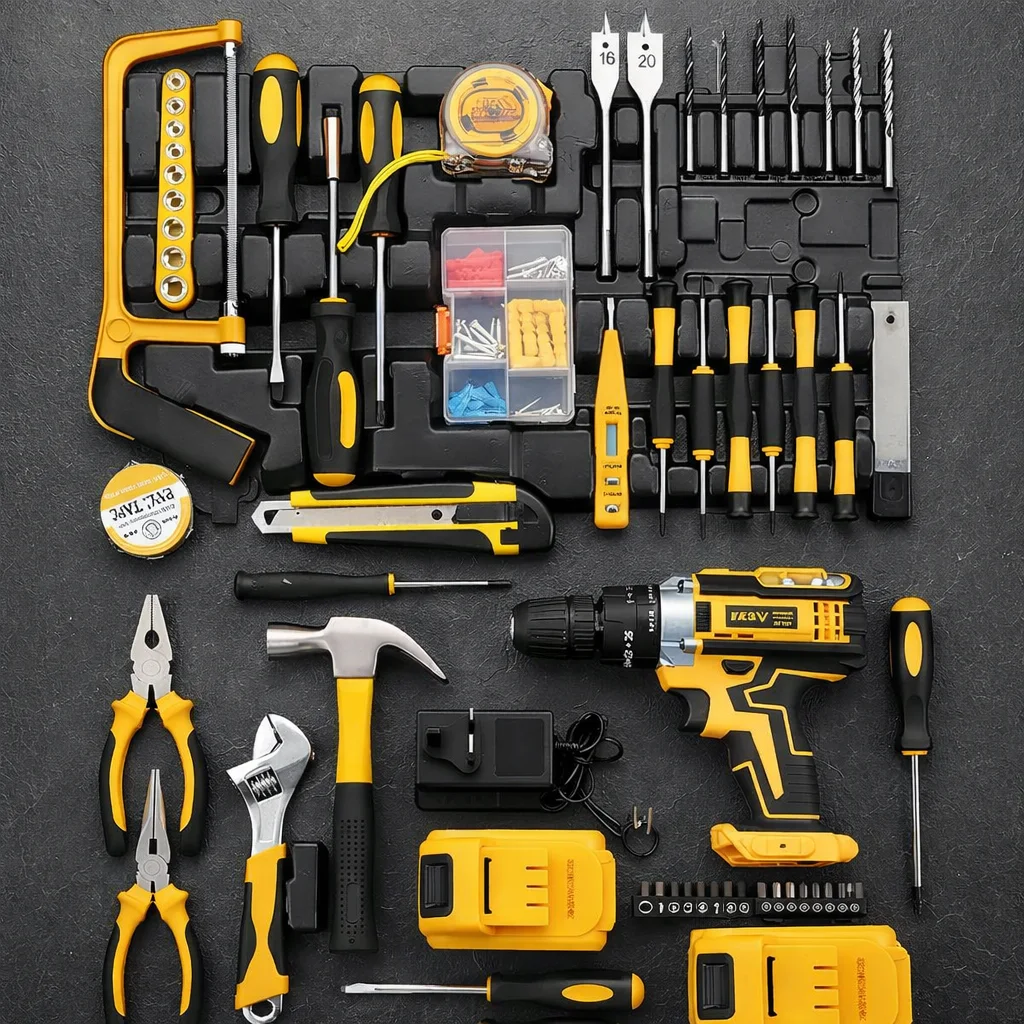 طقم المثقاب الاحترافي 48 فولت