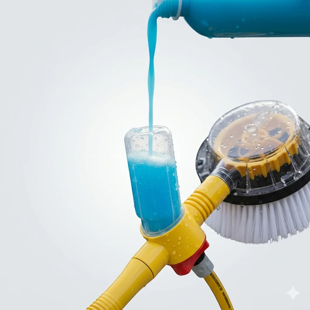 فرشاة  غسيل السيارات الذكية 360