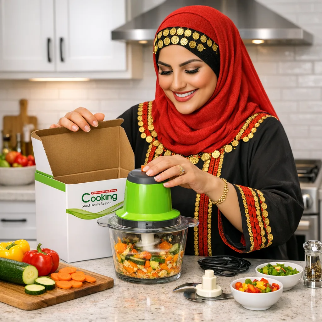 مفرمة خضروات 4 شفرات