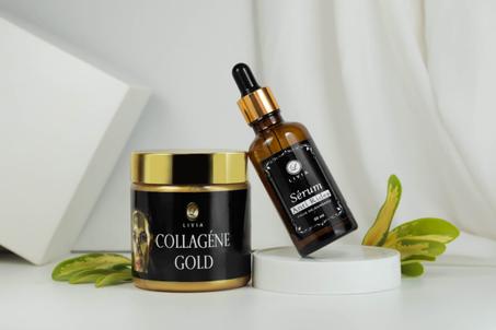 collagene gold with argan oil and FACE Serum Prickly Pear, Argan