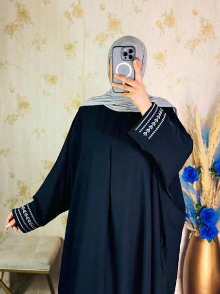 عباية فراشة عريضة طرزة