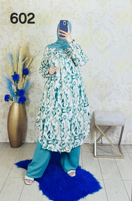 انصومبل بالسروال طويل 2 قطعة.